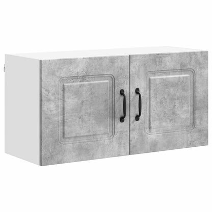 vidaXL Dishwasher Panel Kalmar Concrete Grey 80 x 31 x 40 cm 2