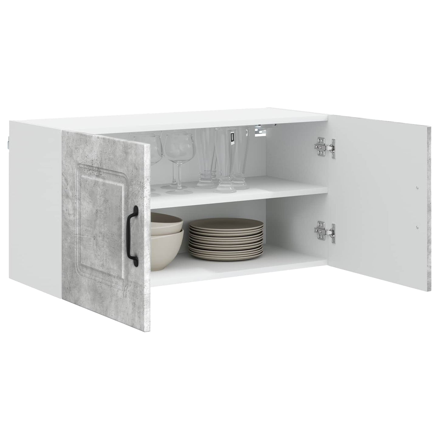 vidaXL Dishwasher Panel Kalmar Concrete Grey 80 x 31 x 40 cm 3