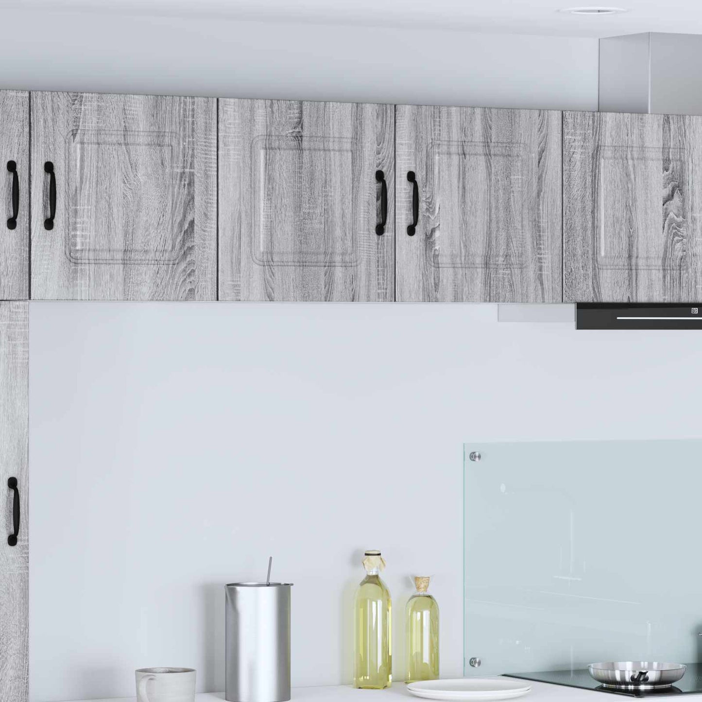 vidaXL Dishwasher Panel Kalmar Grey Sonoma 80 x 31 x 40 cm 1