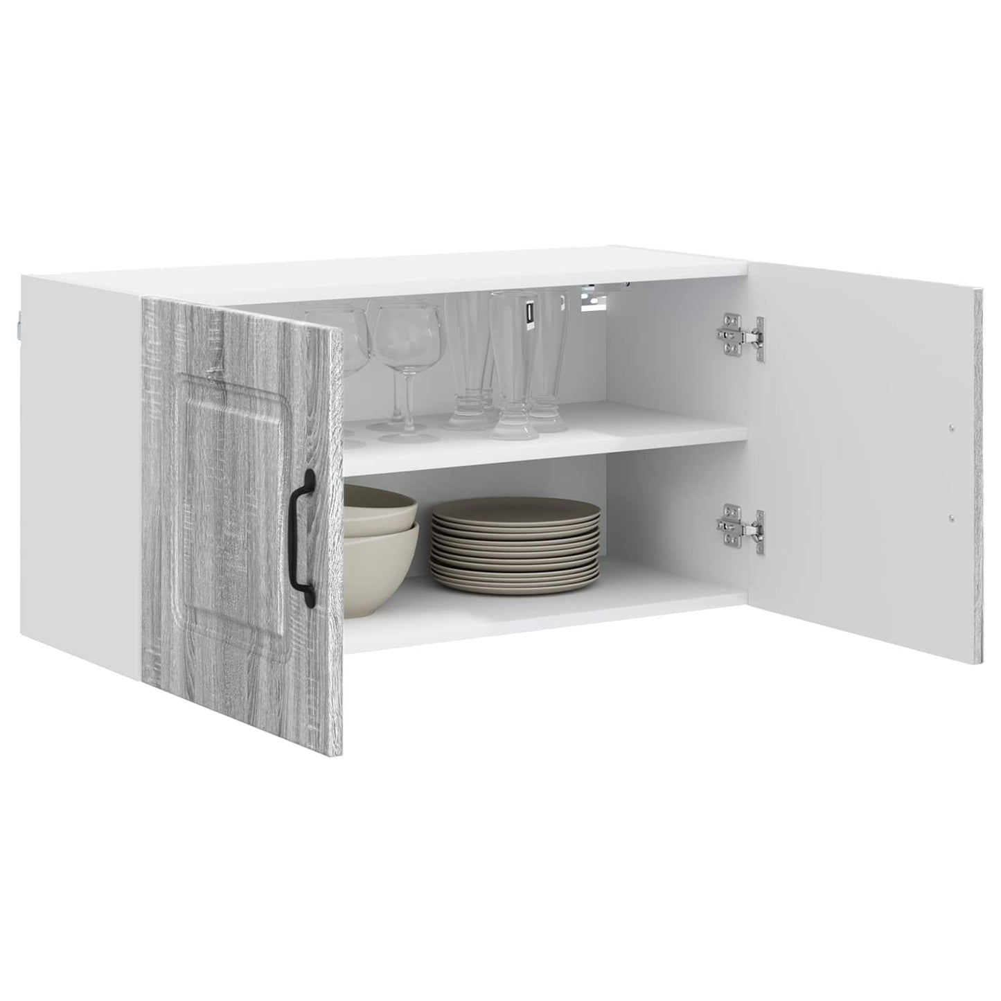vidaXL Dishwasher Panel Kalmar Grey Sonoma 80 x 31 x 40 cm 3