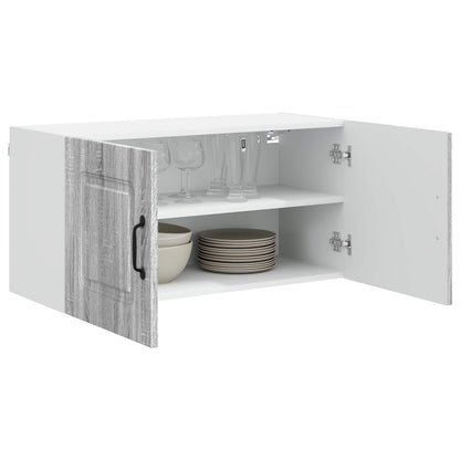 vidaXL Dishwasher Panel Kalmar Grey Sonoma 80 x 31 x 40 cm 3