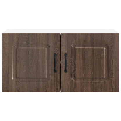 vidaXL Dishwasher Panel Kalmar Brown Oak 80 x 31 x 40 cm 6