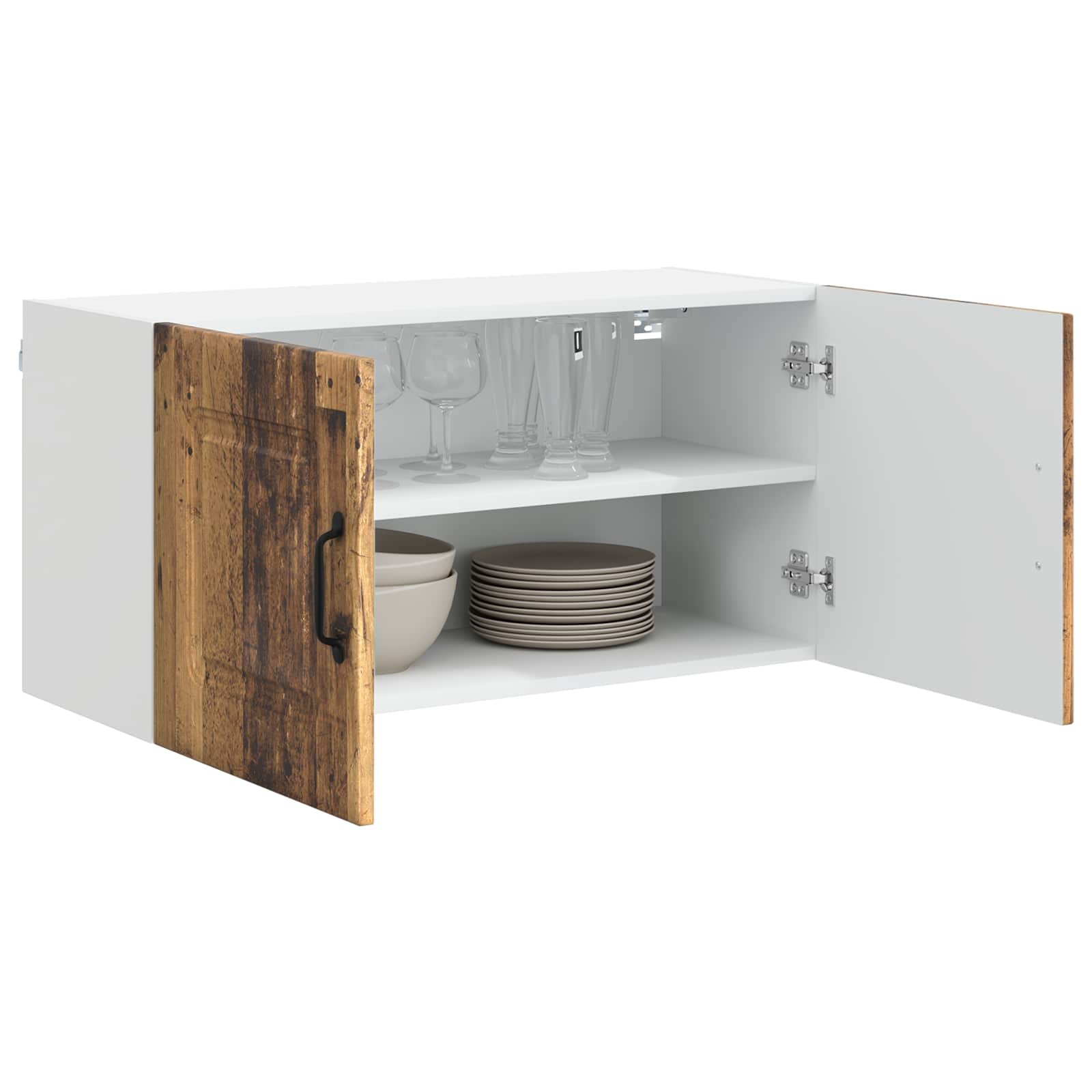 vidaXL Dishwasher Panel Kalmar Old Wood 80 x 31 x 40 cm 3