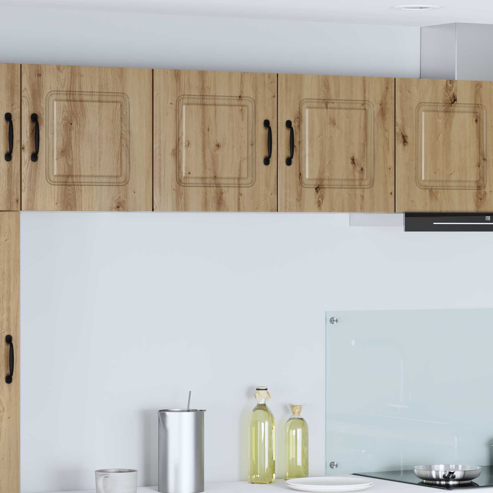 vidaXL Dishwasher Panel Kalmar Artisan Oak 80 x 31 x 40 cm 1