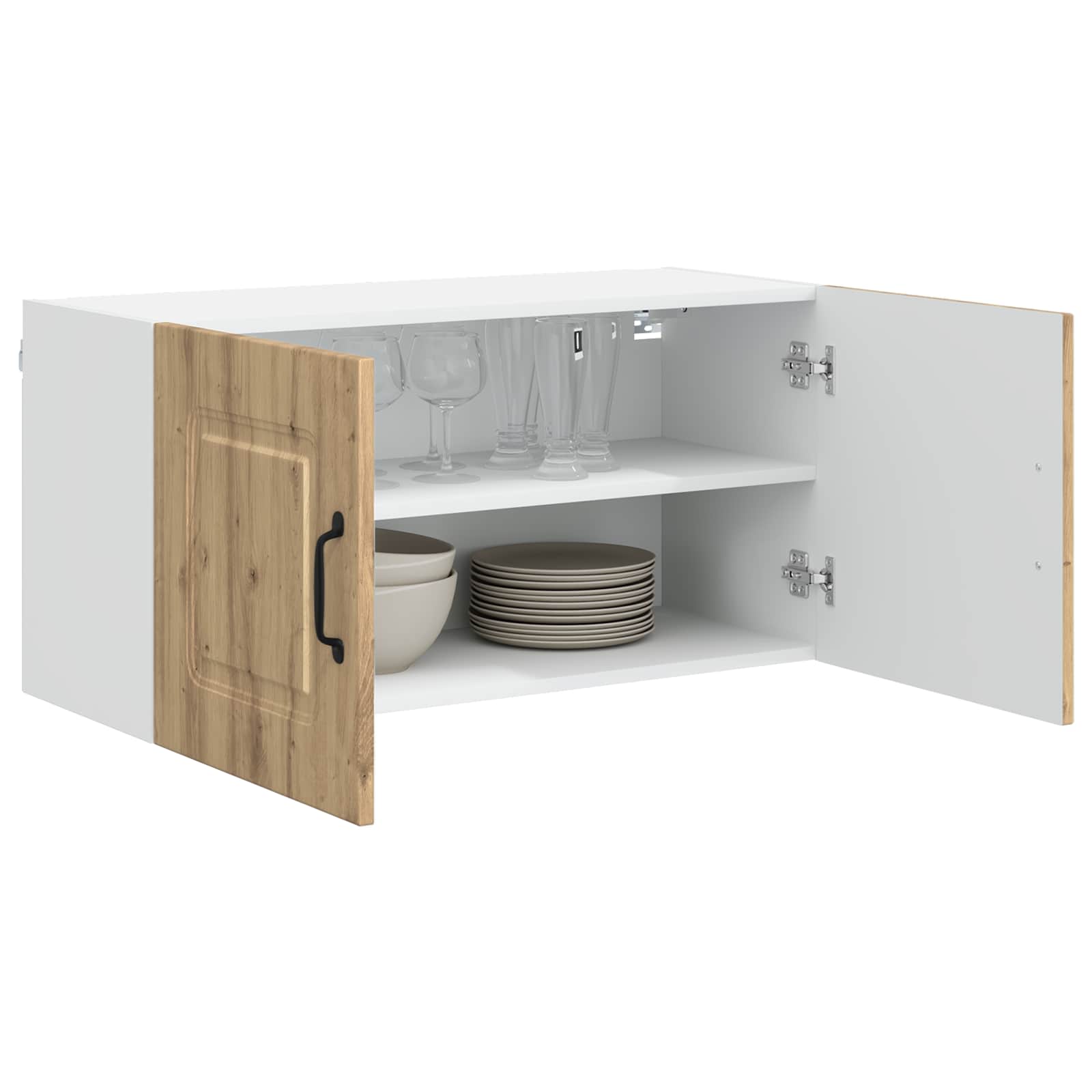 vidaXL Dishwasher Panel Kalmar Artisan Oak 80 x 31 x 40 cm 3
