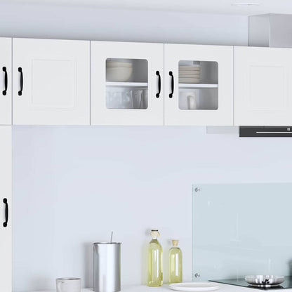 vidaXL Dishwasher Panel Kalmar White 80 x 31 x 40 cm Engineered Wood 1