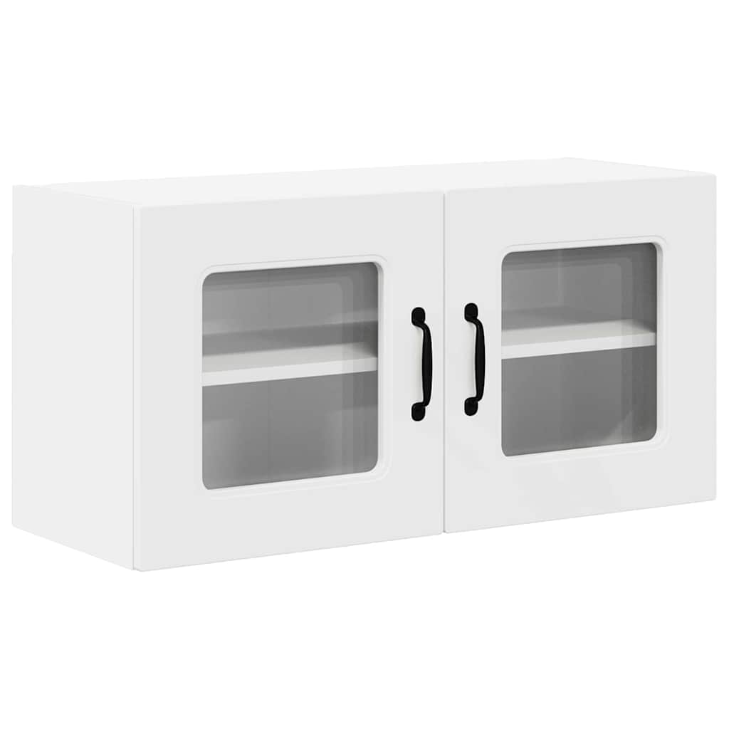 vidaXL Dishwasher Panel Kalmar White 80 x 31 x 40 cm Engineered Wood 2