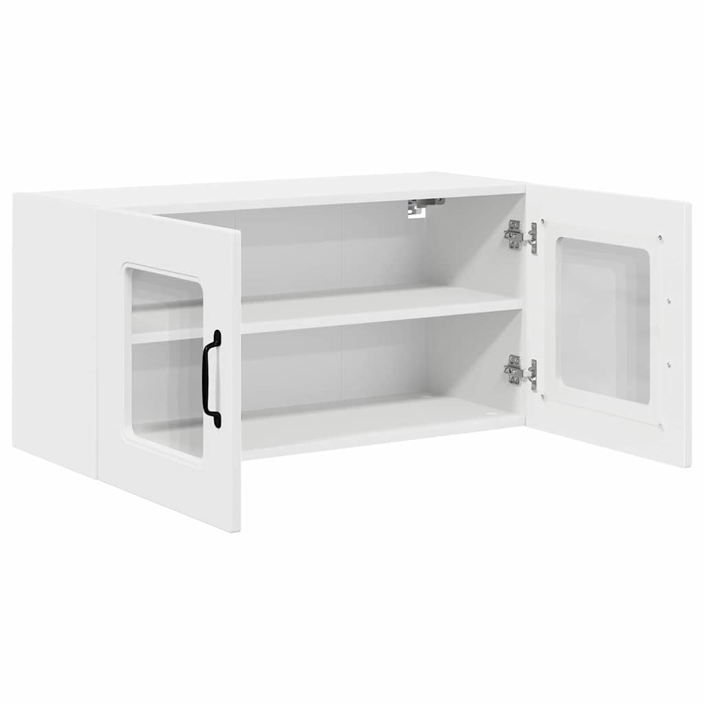 vidaXL Dishwasher Panel Kalmar White 80 x 31 x 40 cm Engineered Wood 5