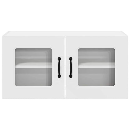 vidaXL Dishwasher Panel Kalmar White 80 x 31 x 40 cm Engineered Wood 6