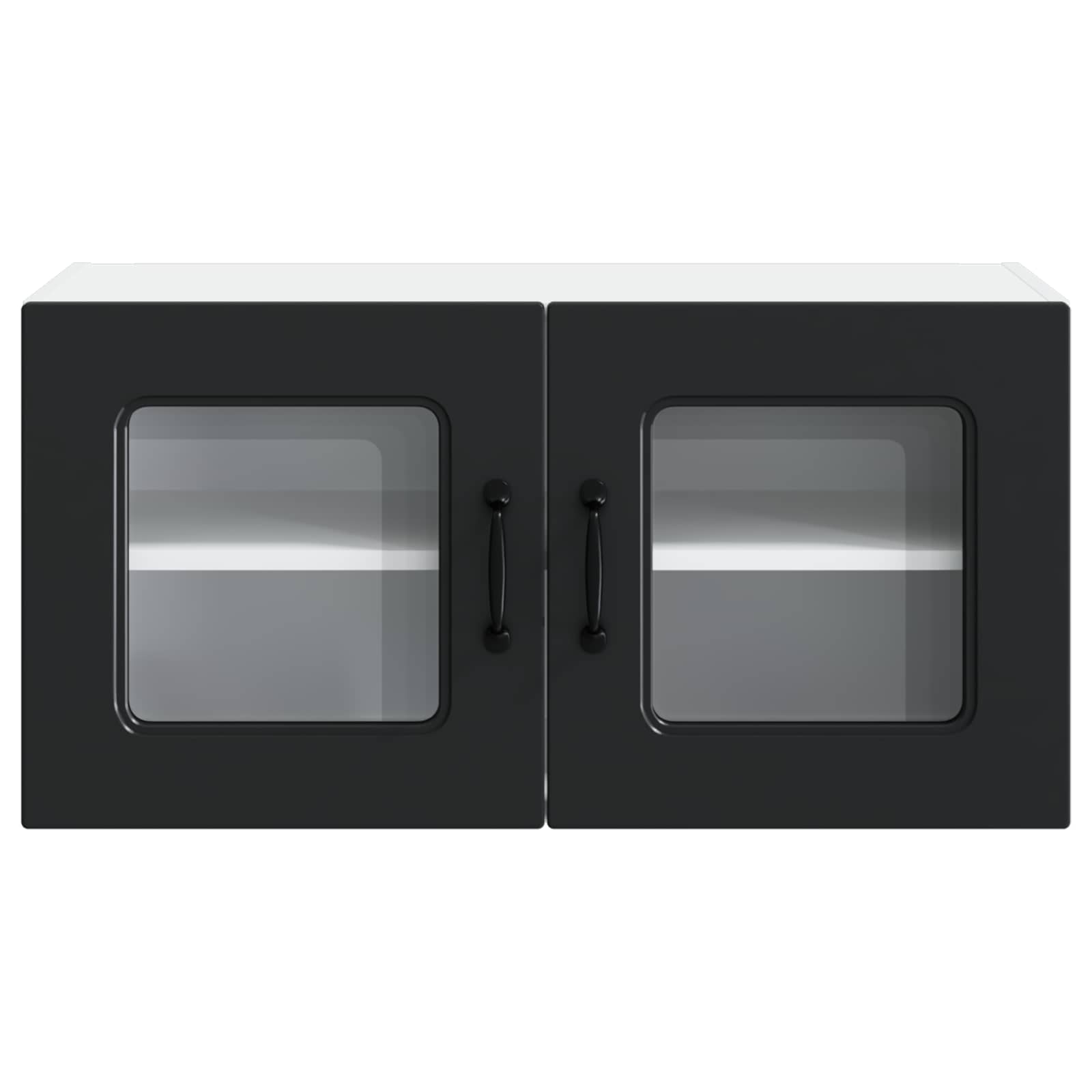 vidaXL Dishwasher Panel Kalmar Black 80 x 31 x 40 cm Engineered Wood 6