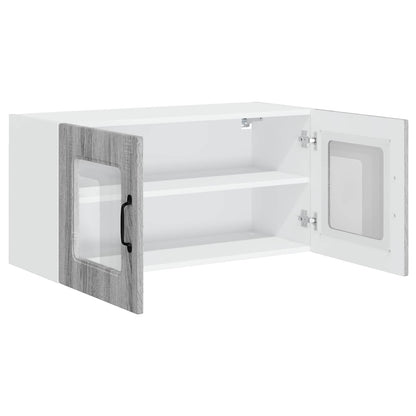 vidaXL Dishwasher Panel Kalmar Grey Sonoma 80 x 31 x 40 cm 5