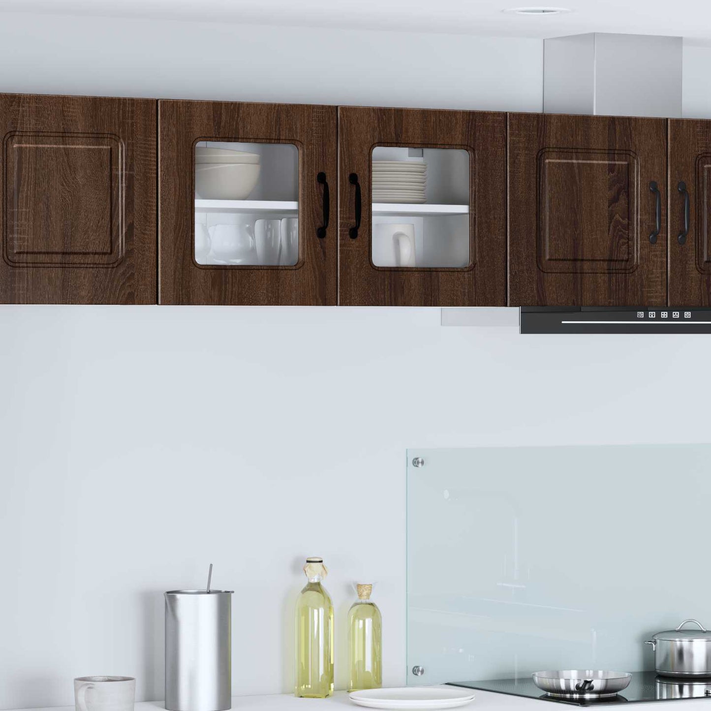 vidaXL Dishwasher Panel Kalmar Brown Oak 80 x 31 x 40 cm 1
