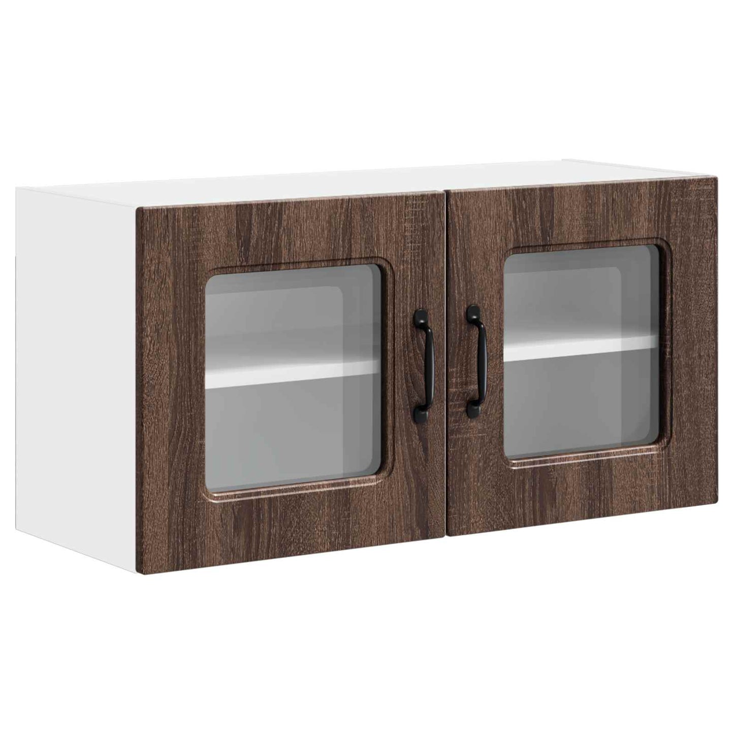 vidaXL Dishwasher Panel Kalmar Brown Oak 80 x 31 x 40 cm 2