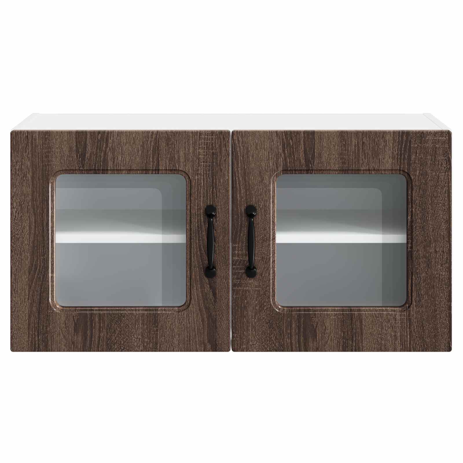 vidaXL Dishwasher Panel Kalmar Brown Oak 80 x 31 x 40 cm 5