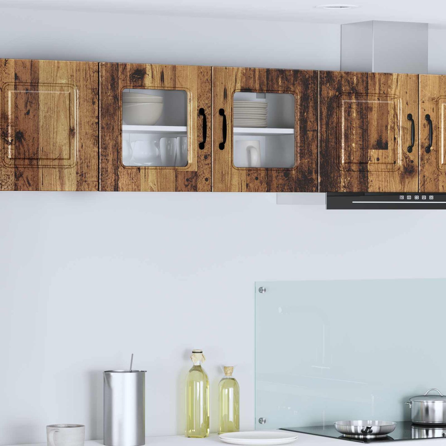 vidaXL Dishwasher Panel Kalmar Old Wood 80 x 31 x 40 cm 1