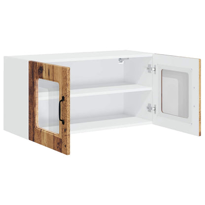 vidaXL Dishwasher Panel Kalmar Old Wood 80 x 31 x 40 cm 4