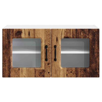 vidaXL Dishwasher Panel Kalmar Old Wood 80 x 31 x 40 cm 5