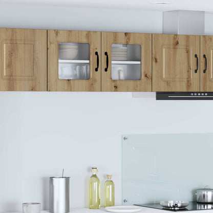 vidaXL Dishwasher Panel Kalmar Artisan Oak 80 x 31 x 40 cm 1