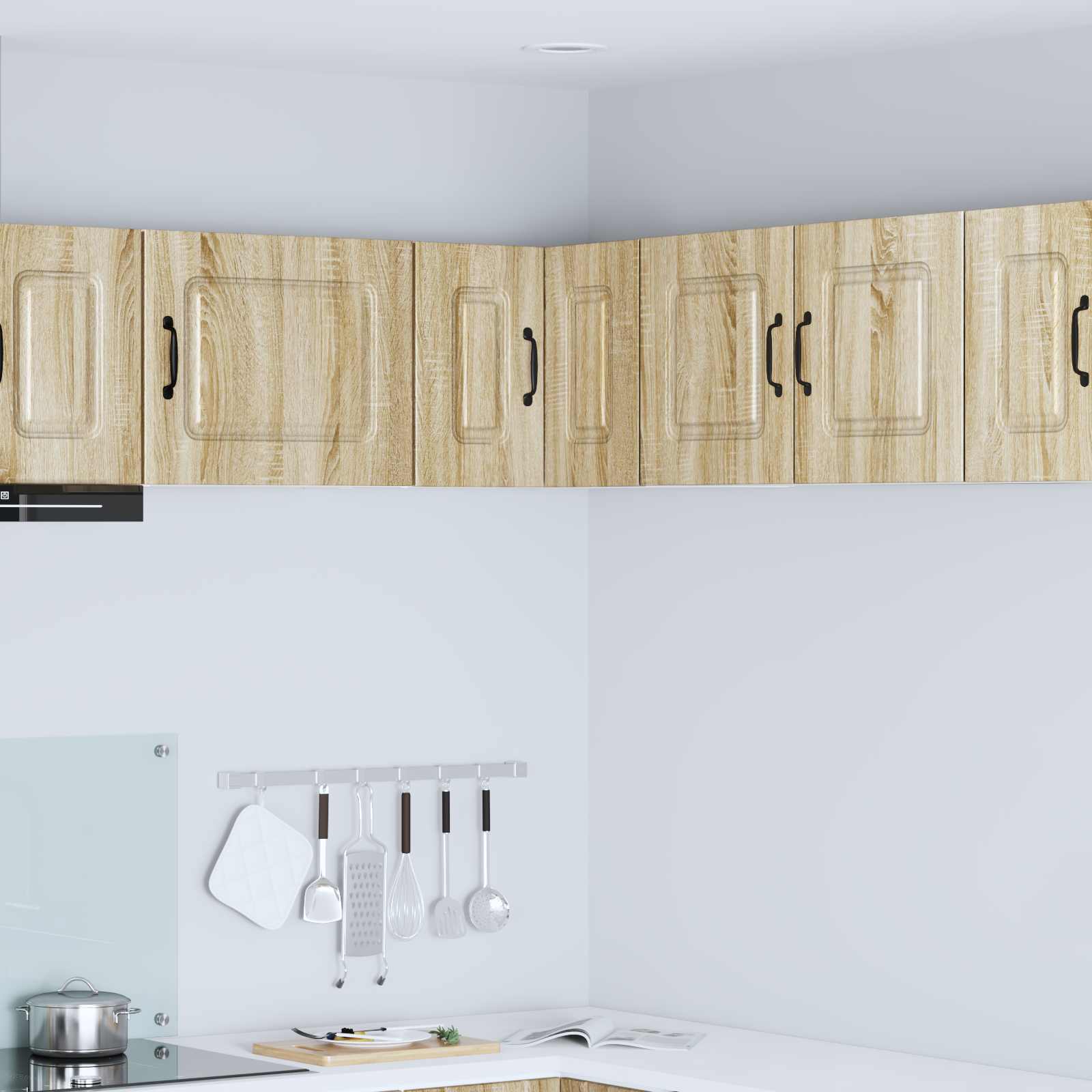 vidaXL Dishwasher Panel Kalmar Sonoma Oak 57 x 57 x 40 cm 1