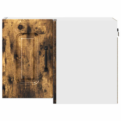 vidaXL Dishwasher Panel Kalmar Smoked Oak 57 x 57 x 40 cm 6