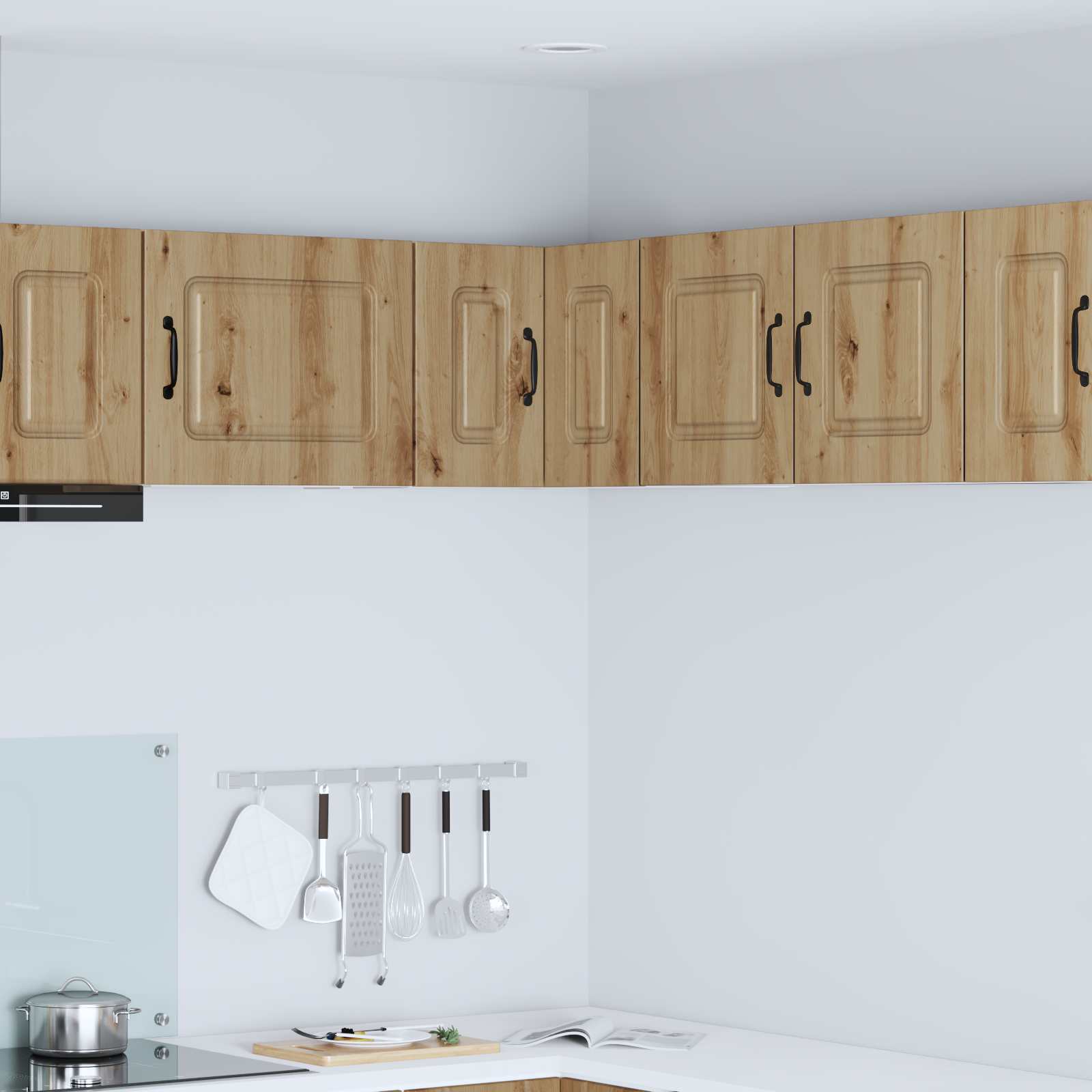 vidaXL Dishwasher Panel Kalmar Artisan Oak 57 x 57 x 40 cm 1