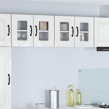 vidaXL Dishwasher Panel Kalmar High Gloss White 60 x 31 x 40 cm 1