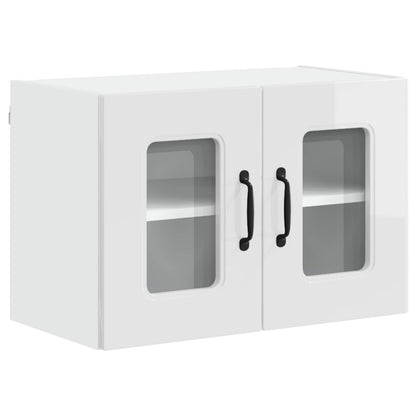 vidaXL Dishwasher Panel Kalmar High Gloss White 60 x 31 x 40 cm 6
