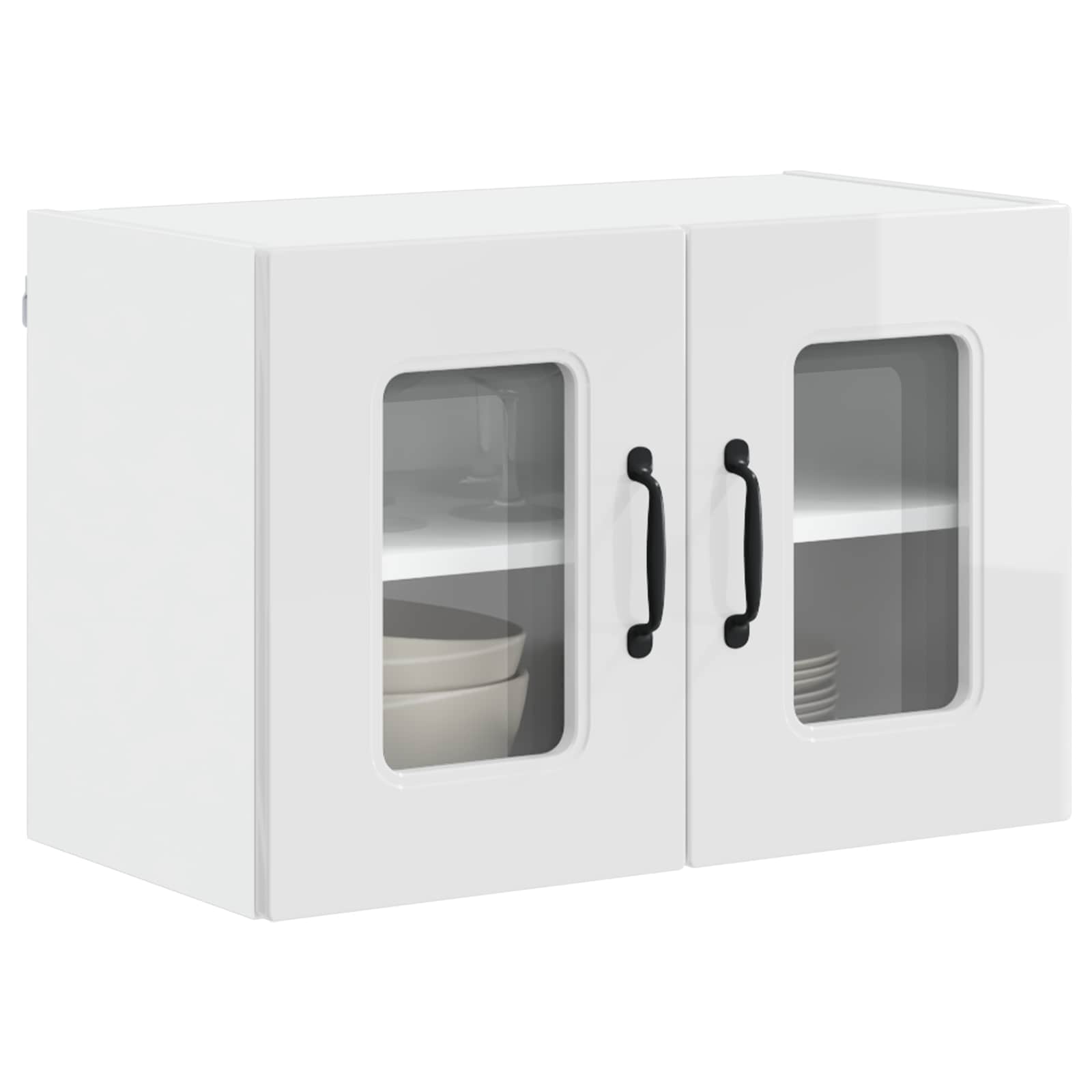 vidaXL Dishwasher Panel Kalmar High Gloss White 60 x 31 x 40 cm 4