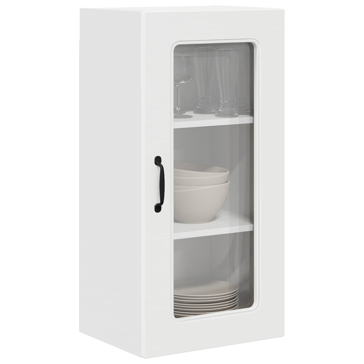 vidaXL Dishwasher Panel Kalmar White 40 x 31 x 80 cm Engineered Wood 3