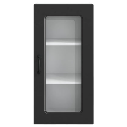vidaXL Dishwasher Panel Kalmar Black 40 x 31 x 80 cm Engineered Wood 6
