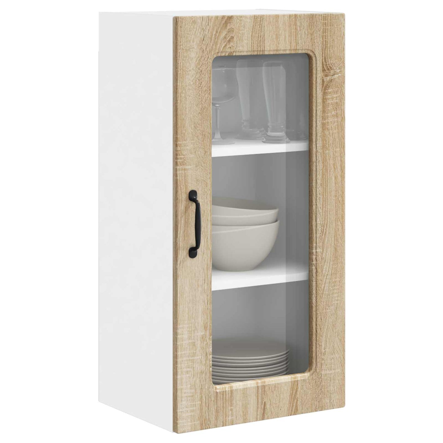vidaXL Dishwasher Panel Kalmar Sonoma Oak 40 x 31 x 80 cm 3