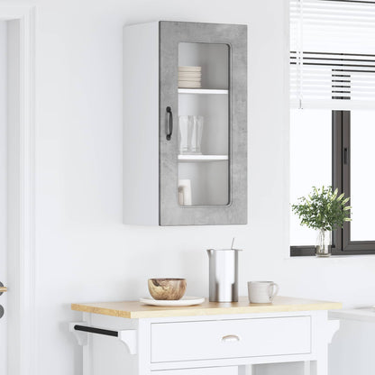 vidaXL Dishwasher Panel Kalmar Concrete Grey 40 x 31 x 80 cm 4