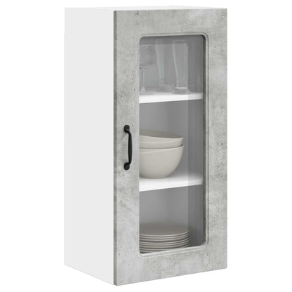 vidaXL Dishwasher Panel Kalmar Concrete Grey 40 x 31 x 80 cm 3