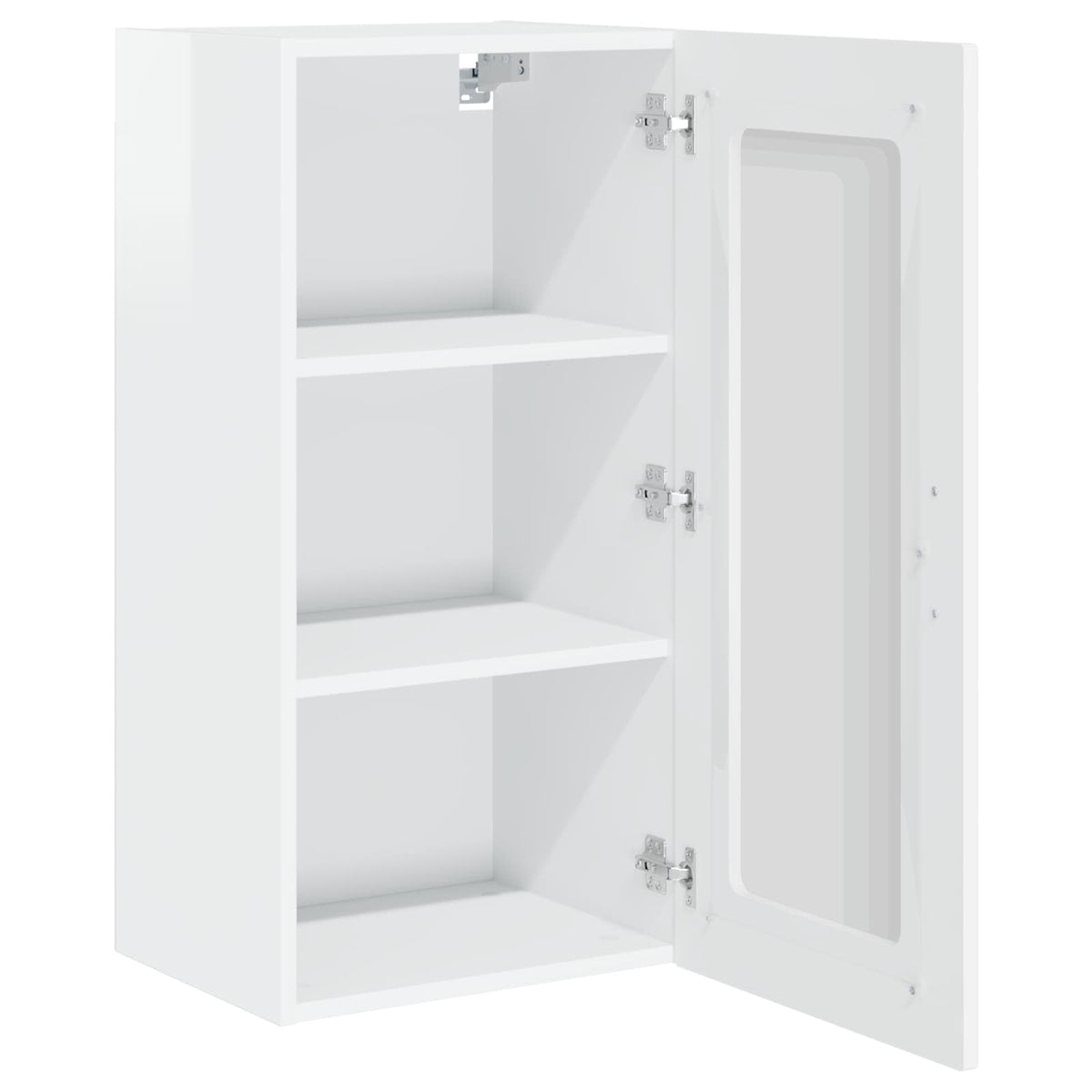 vidaXL Dishwasher Panel with 1 Glass Door KALMAR High Gloss White 5