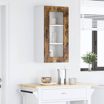 vidaXL Dishwasher Panel Kalmar Smoked Oak 40 x 31 x 80 cm 4