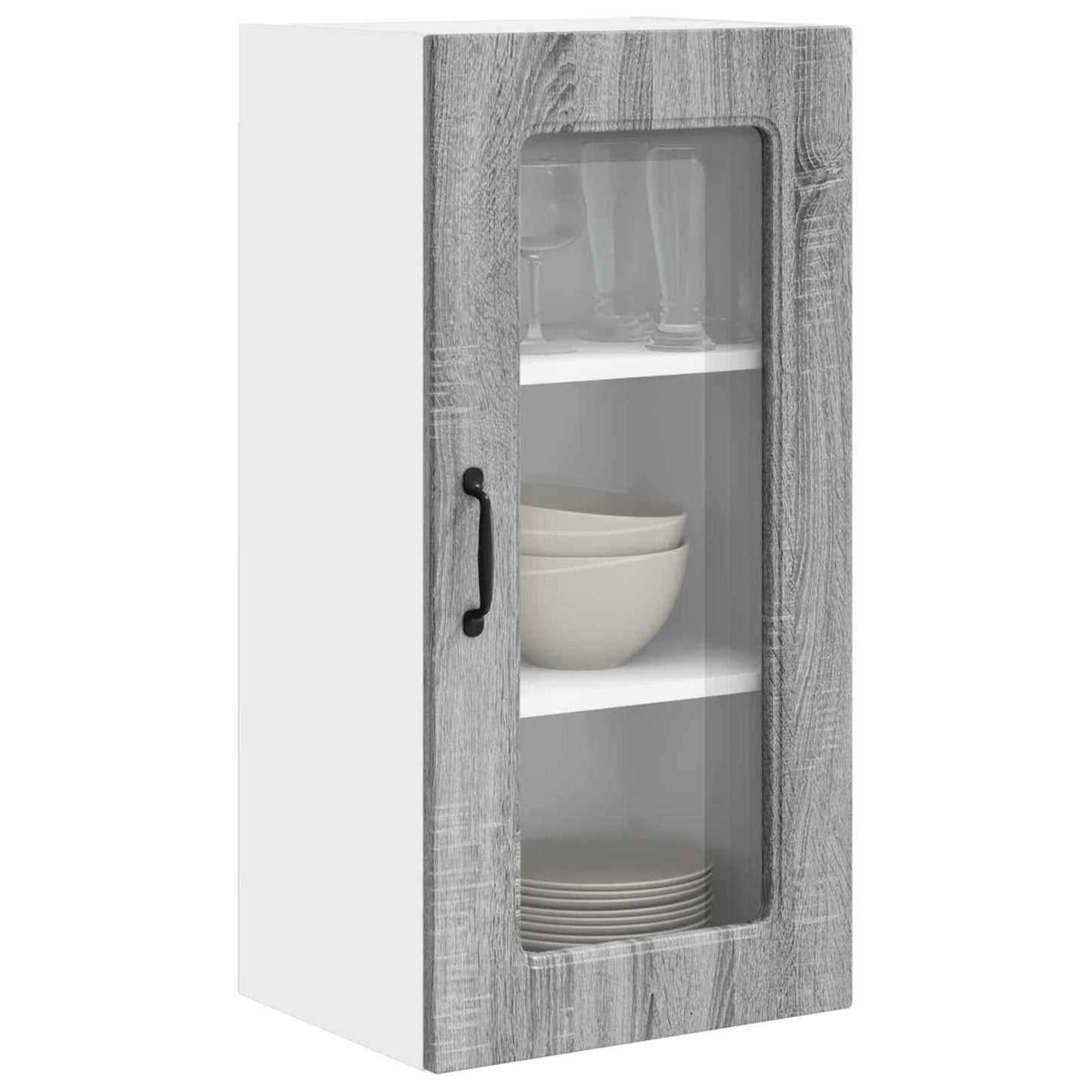 vidaXL Dishwasher Panel Kalmar Grey Sonoma 40 x 31 x 80 cm 3