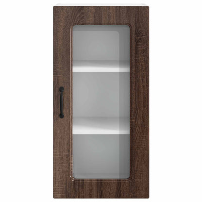 vidaXL Dishwasher Panel Kalmar Brown Oak 40 x 31 x 80 cm 6