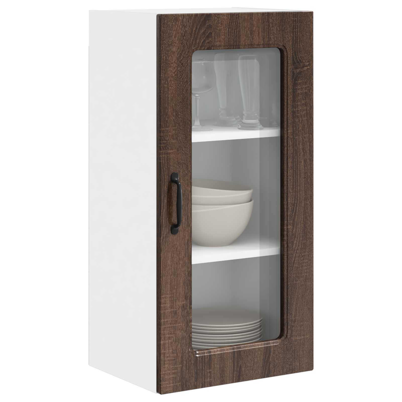 vidaXL Dishwasher Panel Kalmar Brown Oak 40 x 31 x 80 cm 3