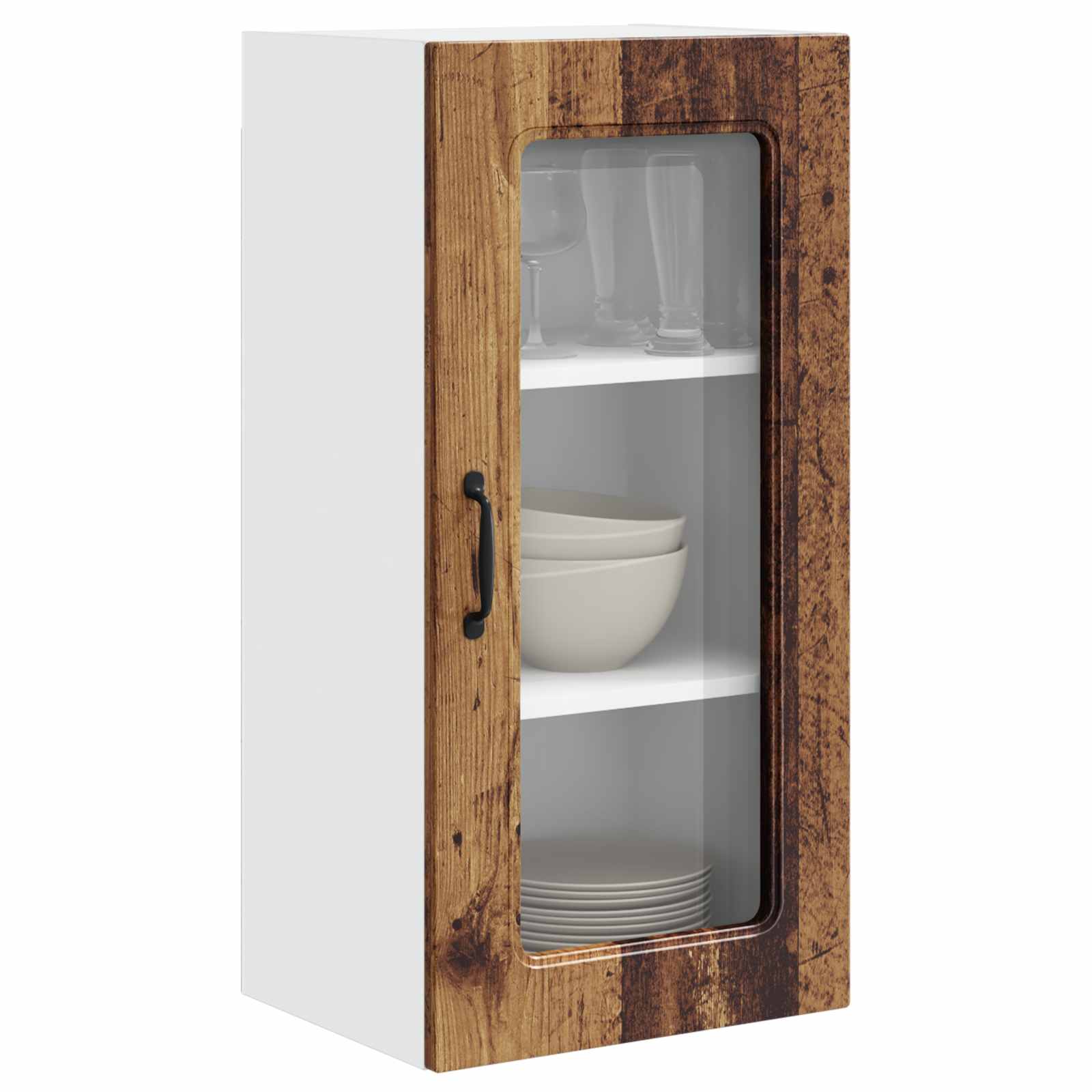 vidaXL Dishwasher Panel Kalmar Old Wood 40 x 31 x 80 cm 3