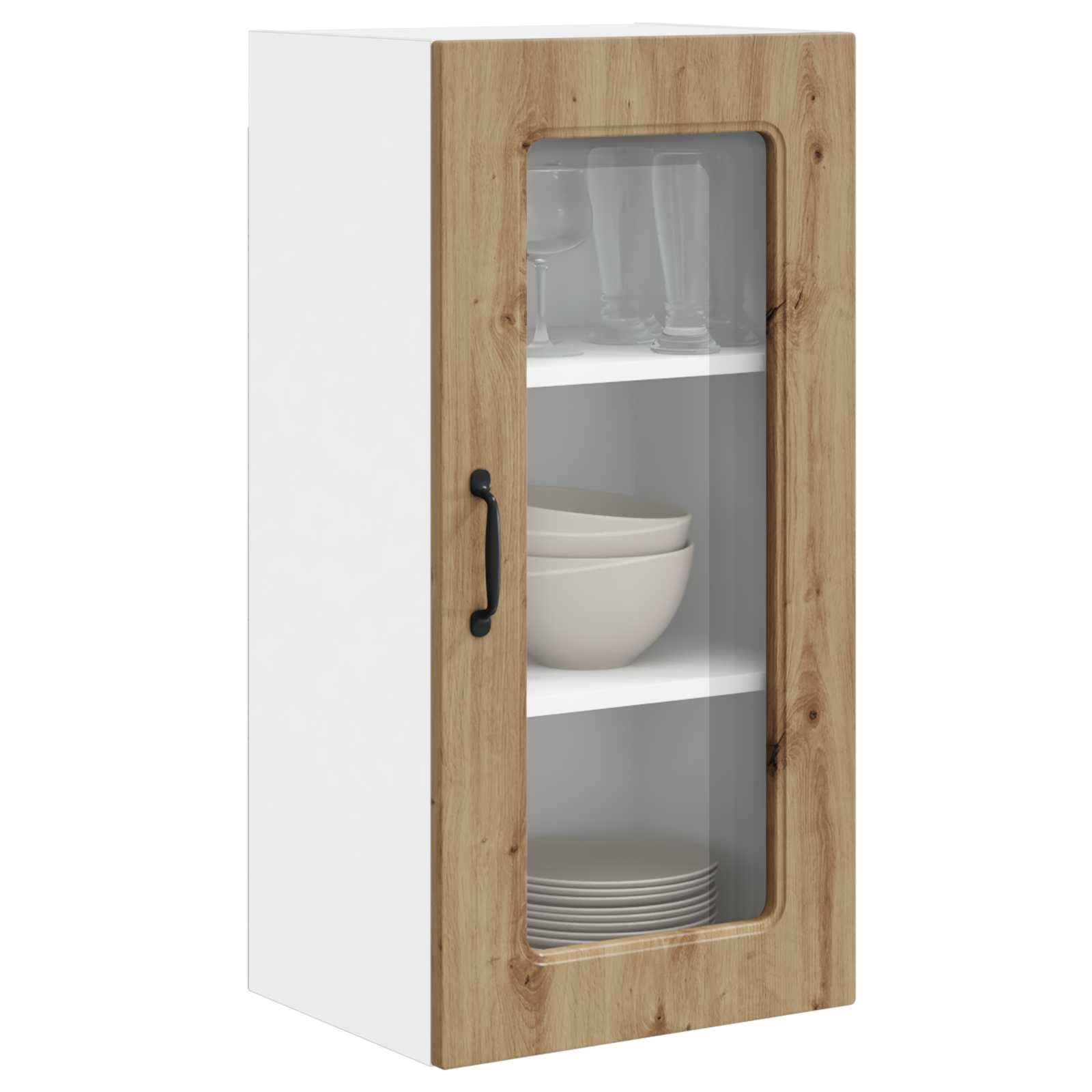 vidaXL Dishwasher Panel Kalmar Artisan Oak 40 x 31 x 80 cm 3