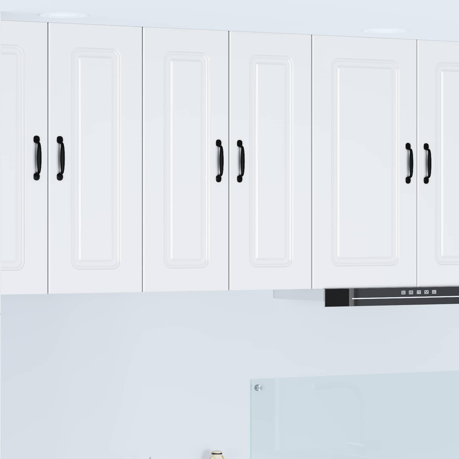 vidaXL Dishwasher Panel Kalmar White 30 x 31 x 80 cm Engineered Wood 1
