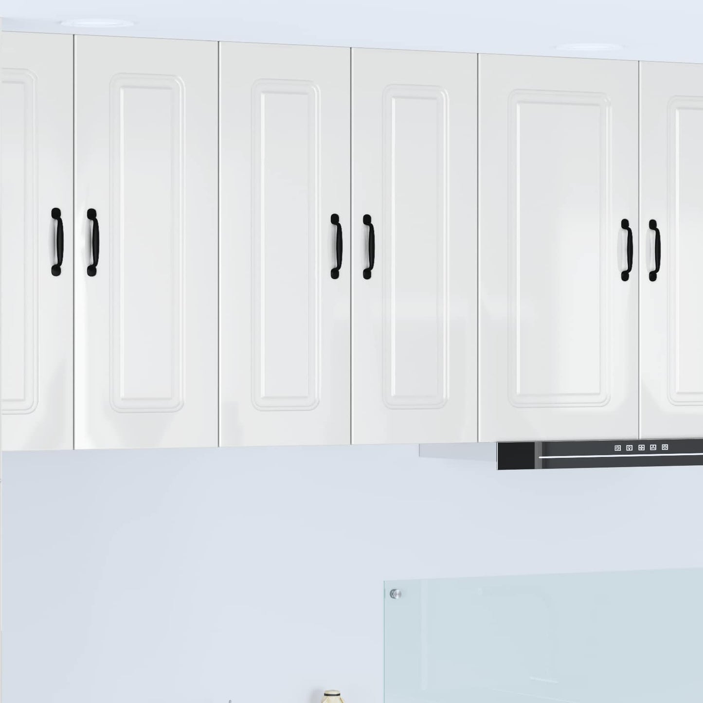 vidaXL Dishwasher Panel Kalmar High Gloss White 30 x 31 x 80 cm 1