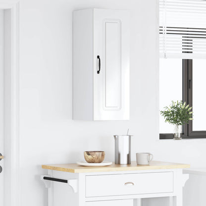 vidaXL Dishwasher Panel Kalmar High Gloss White 30 x 31 x 80 cm 4