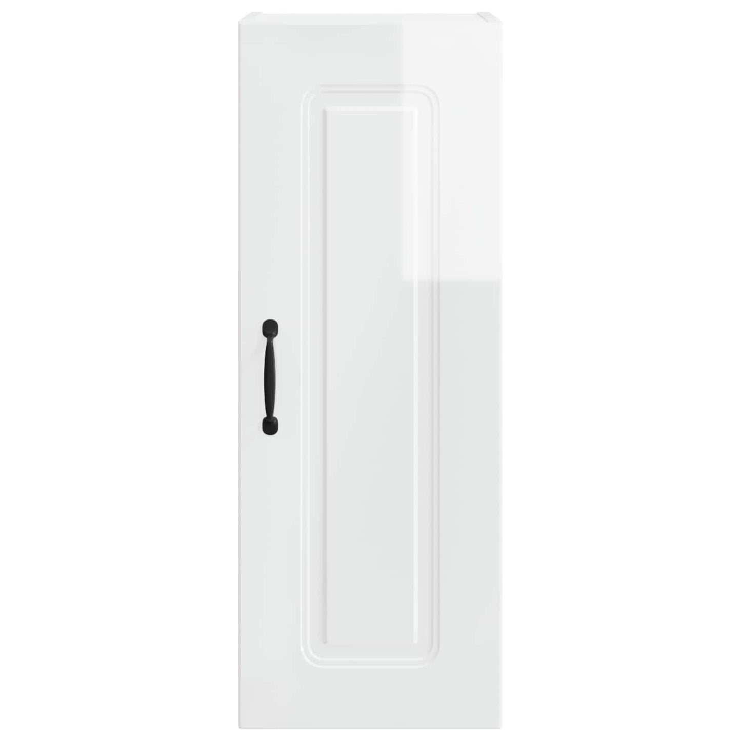 vidaXL Dishwasher Panel Kalmar High Gloss White 30 x 31 x 80 cm 6