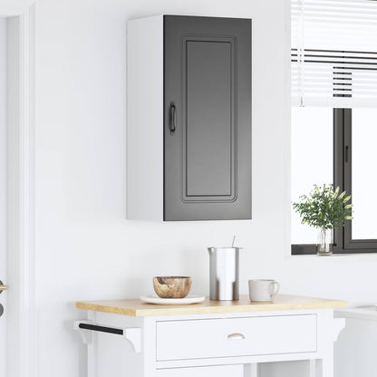 vidaXL Dishwasher Panel Kalmar Black 40 x 31 x 80 cm Engineered Wood 4
