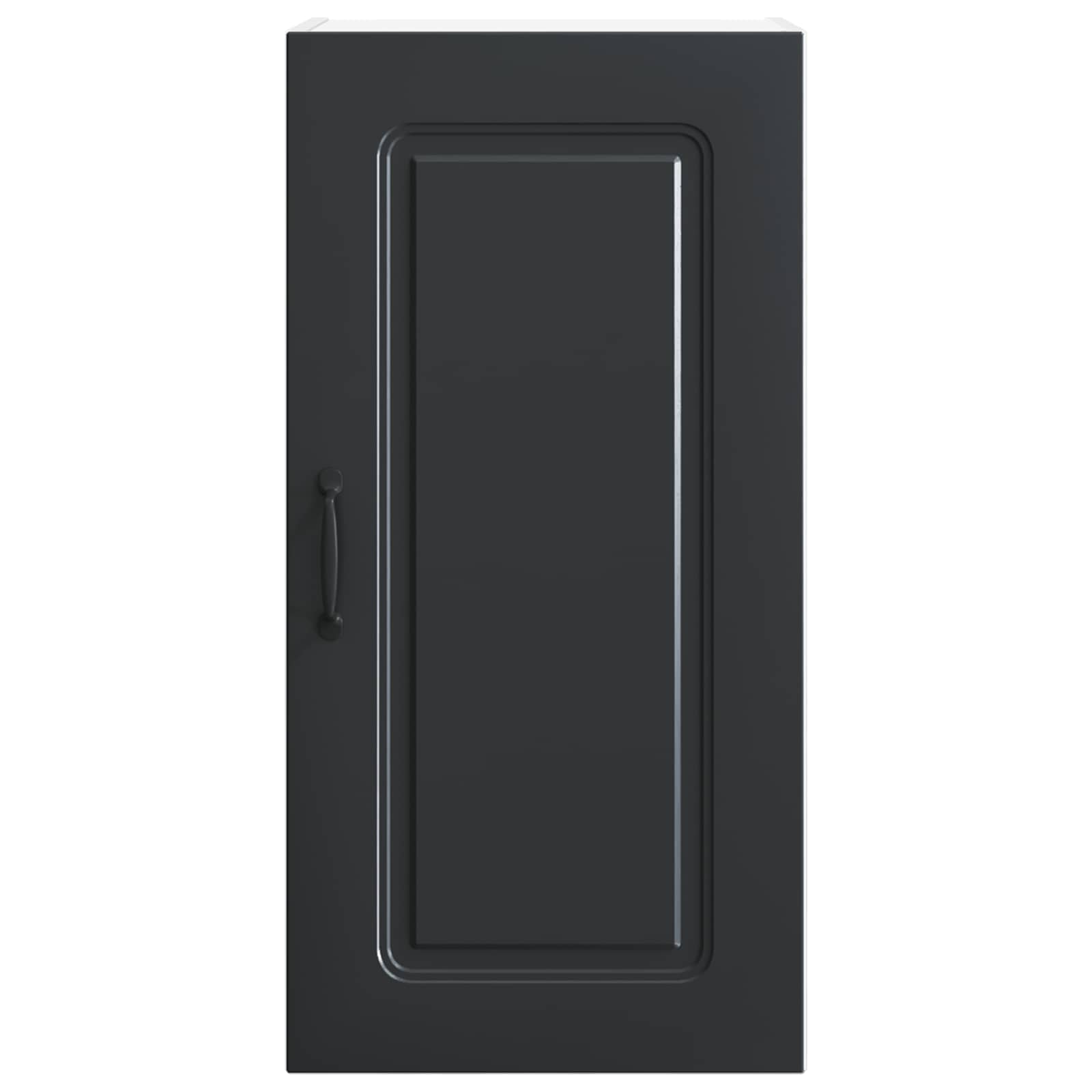vidaXL Dishwasher Panel Kalmar Black 40 x 31 x 80 cm Engineered Wood 6