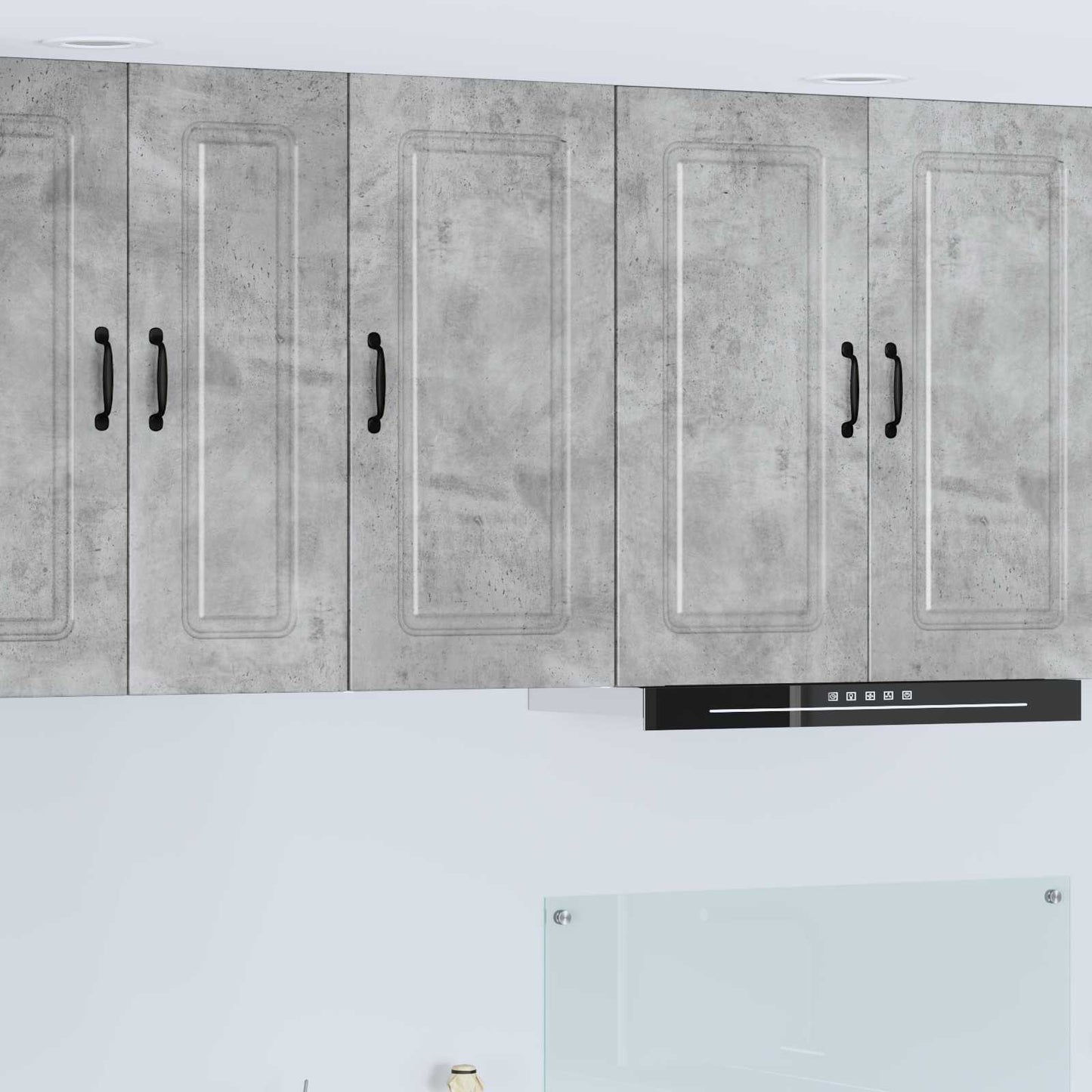 vidaXL Dishwasher Panel Kalmar Concrete Grey 40 x 31 x 80 cm 1