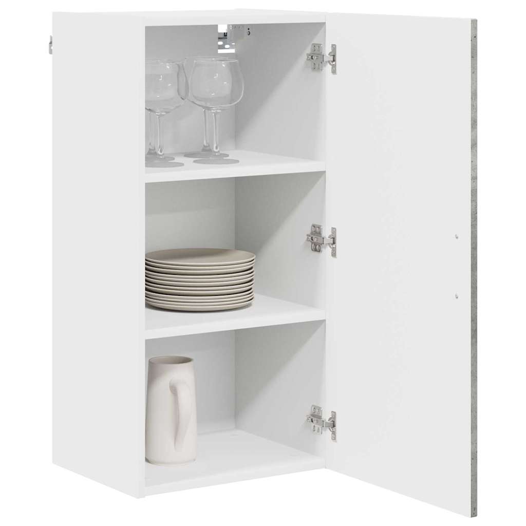 vidaXL Dishwasher Panel Kalmar Concrete Grey 40 x 31 x 80 cm 3