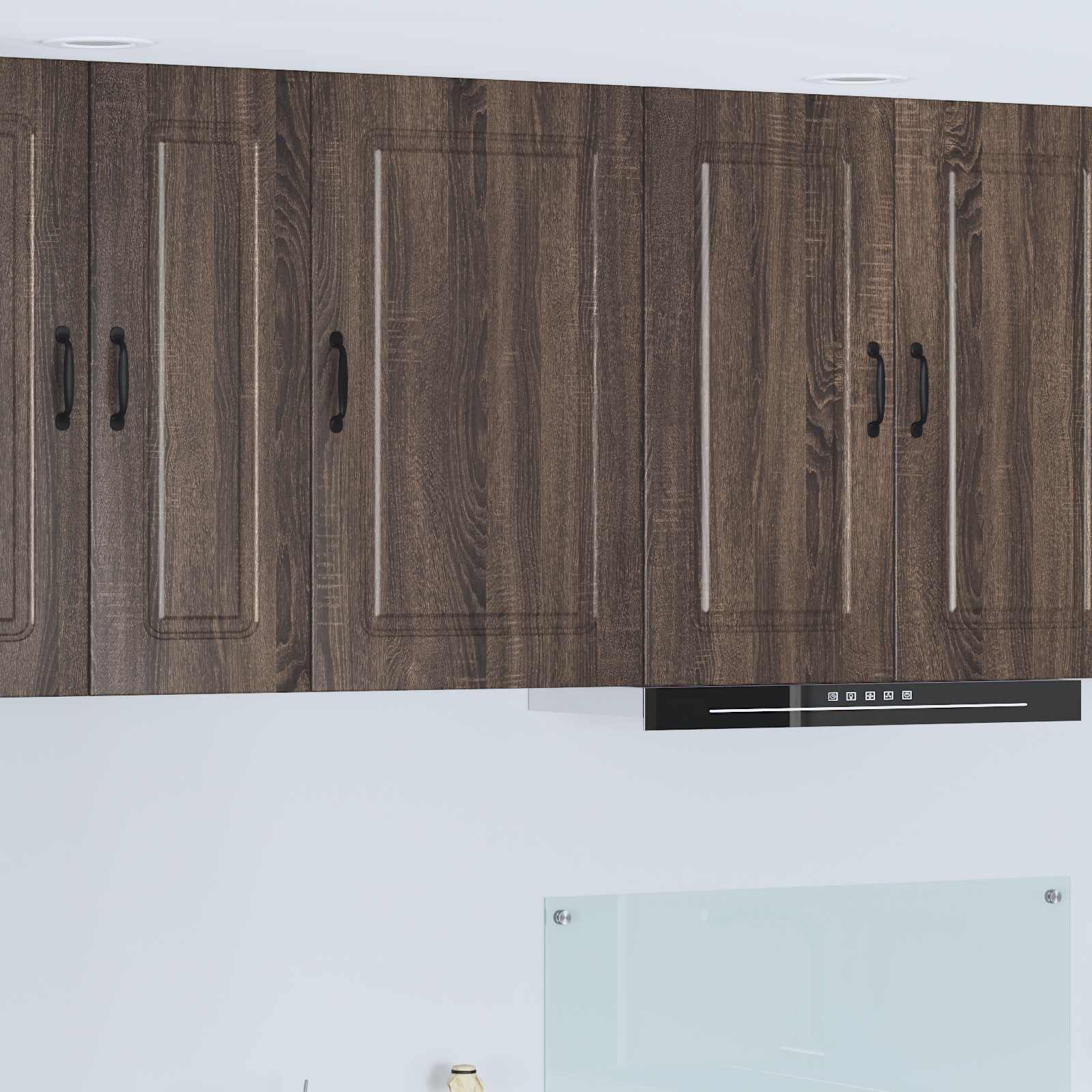 vidaXL Dishwasher Panel Kalmar Brown Oak 40 x 31 x 80 cm 1