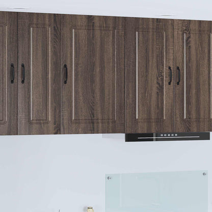 vidaXL Dishwasher Panel Kalmar Brown Oak 40 x 31 x 80 cm 1